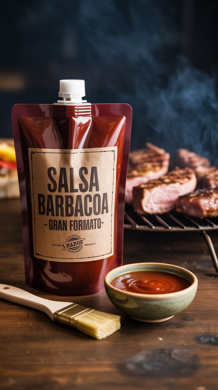 Salsa barbacoa formato familiar Huenté