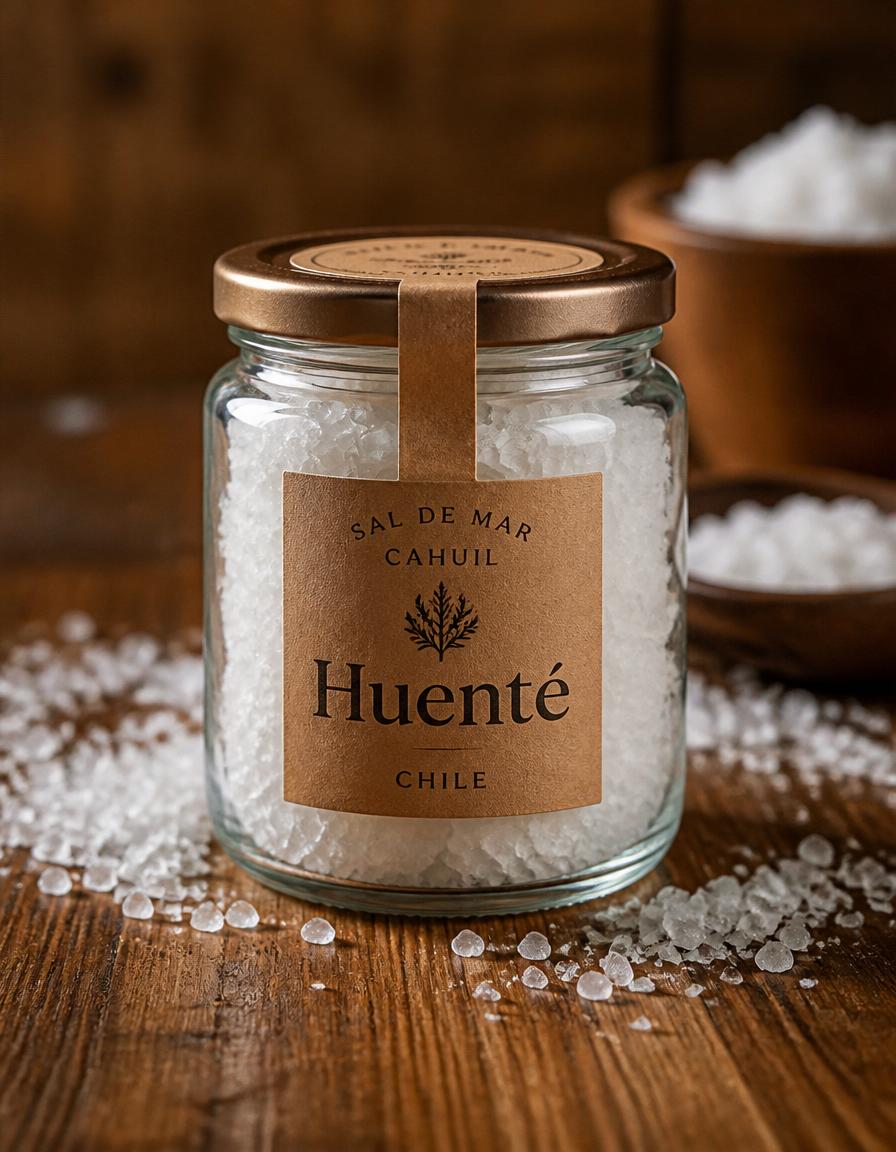 Sal de Cahuil con molinillo Huenté